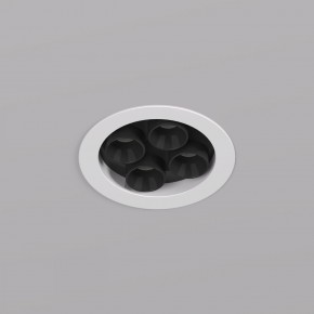 DK2510-WB Встраиваемый светильник SPACE со светодиодом d65 220V 8W 38° 4000К IP20 белый/черный алюминий в Сысерти - sysert.ok-mebel.com | фото 2