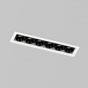 DK2514-WB Встраиваемый светильник SPACE со светодиодом L126mm 220V 10W 38° 4000К IP20 белый/черный алюминий в Сысерти - sysert.ok-mebel.com | фото 2