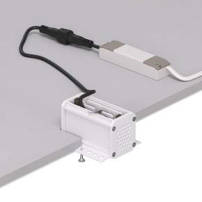 DK2530-WB Встраиваемый светильник SPACE со светодиодом под шпатлевку L69mm 220V 6W 38° 4000К IP20 белый/черный алюминий в Сысерти - sysert.ok-mebel.com | фото 5