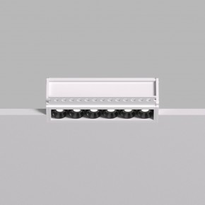 DK2531-WB Встраиваемый светильник SPACE со светодиодом под шпатлевку L126mm 220V 10W 38° 4000К IP20 белый/черный алюминий в Сысерти - sysert.ok-mebel.com | фото 3