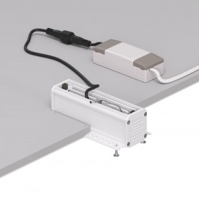DK2531-WB Встраиваемый светильник SPACE со светодиодом под шпатлевку L126mm 220V 10W 38° 4000К IP20 белый/черный алюминий в Сысерти - sysert.ok-mebel.com | фото 5