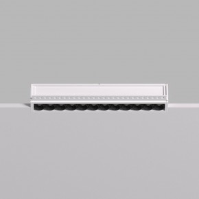 DK2532-WB Встраиваемый светильник SPACE со светодиодом под шпатлевку L240mm 220V 20W 38° 4000К IP20 белый/черный алюминий в Сысерти - sysert.ok-mebel.com | фото 4