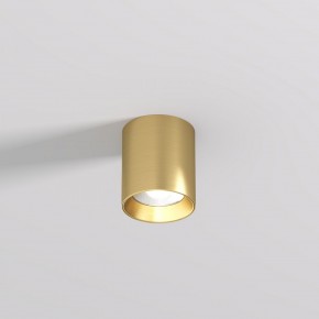 DK2610-SB Накладной светильник SHINE TUBE со светодиодом, D70*H80, IP20, 3000К, 10W, RA?90, сатинированная латунь, алюминий в Сысерти - sysert.ok-mebel.com | фото
