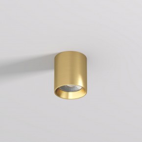 DK2610-SB Накладной светильник SHINE TUBE со светодиодом, D70*H80, IP20, 3000К, 10W, RA?90, сатинированная латунь, алюминий в Сысерти - sysert.ok-mebel.com | фото 2