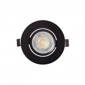 DK3020-BK Встраиваемый светильник, IP 20, 10 Вт, GU5.3, LED, черный, пластик в Сысерти - sysert.ok-mebel.com | фото