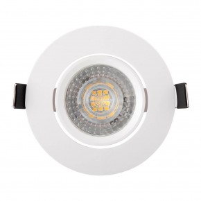 DK3020-WH Встраиваемый светильник, IP 20, 10 Вт, GU5.3, LED, белый, пластик в Сысерти - sysert.ok-mebel.com | фото