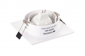 DK3021-WH Встраиваемый светильник, IP 20, 10 Вт, GU5.3, LED, белый, пластик в Сысерти - sysert.ok-mebel.com | фото 4