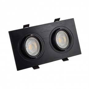 DK3022-BK Встраиваемый светильник, IP 20, 10 Вт, GU5.3, LED, черный, пластик в Сысерти - sysert.ok-mebel.com | фото