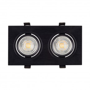 DK3022-BK Встраиваемый светильник, IP 20, 10 Вт, GU5.3, LED, черный, пластик в Сысерти - sysert.ok-mebel.com | фото 2