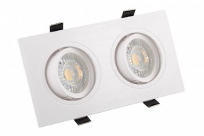 DK3022-WH Встраиваемый светильник, IP 20, 10 Вт, GU5.3, LED, белый, пластик в Сысерти - sysert.ok-mebel.com | фото