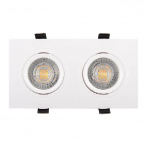 DK3022-WH Встраиваемый светильник, IP 20, 10 Вт, GU5.3, LED, белый, пластик в Сысерти - sysert.ok-mebel.com | фото 2