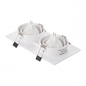 DK3022-WH Встраиваемый светильник, IP 20, 10 Вт, GU5.3, LED, белый, пластик в Сысерти - sysert.ok-mebel.com | фото 3