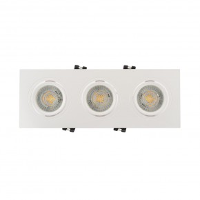 DK3023-WH Встраиваемый светильник, IP 20, 10 Вт, GU5.3, LED, белый, пластик в Сысерти - sysert.ok-mebel.com | фото
