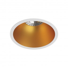 DK3026-WG Встраиваемый светильник, IP 20, 10 Вт, GU5.3, LED, белый/золотой, пластик в Сысерти - sysert.ok-mebel.com | фото