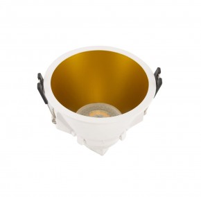 DK3026-WG Встраиваемый светильник, IP 20, 10 Вт, GU5.3, LED, белый/золотой, пластик в Сысерти - sysert.ok-mebel.com | фото 2