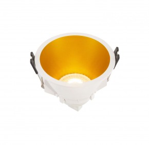 DK3026-WG Встраиваемый светильник, IP 20, 10 Вт, GU5.3, LED, белый/золотой, пластик в Сысерти - sysert.ok-mebel.com | фото 4