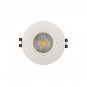 DK3028-WH Встраиваемый светильник, IP 20, 10 Вт, GU5.3, LED, белый, пластик в Сысерти - sysert.ok-mebel.com | фото