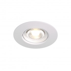 DK3028-WH Встраиваемый светильник, IP 20, 10 Вт, GU5.3, LED, белый, пластик в Сысерти - sysert.ok-mebel.com | фото 5