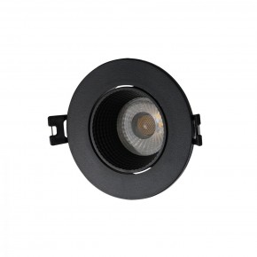 DK3061-BK Встраиваемый светильник, IP 20, 10 Вт, GU5.3, LED, черный/черный, пластик в Сысерти - sysert.ok-mebel.com | фото