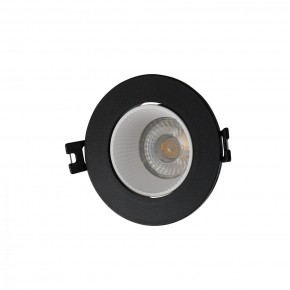 DK3061-BK+WH Встраиваемый светильник, IP 20, 10 Вт, GU5.3, LED, черный/белый, пластик в Сысерти - sysert.ok-mebel.com | фото