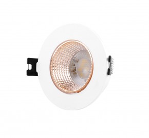DK3061-WBR Встраиваемый светильник, IP 20, 10 Вт, GU5.3, LED, белый/бронзовый, пластик в Сысерти - sysert.ok-mebel.com | фото