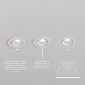 DK3061-WBR Встраиваемый светильник, IP 20, 10 Вт, GU5.3, LED, белый/бронзовый, пластик в Сысерти - sysert.ok-mebel.com | фото 4