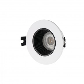 DK3061-WH+BK Встраиваемый светильник, IP 20, 10 Вт, GU5.3, LED, белый/черный, пластик в Сысерти - sysert.ok-mebel.com | фото