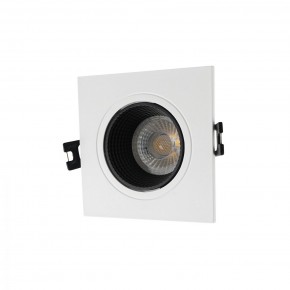 DK3071-WH+BK Встраиваемый светильник, IP 20, 10 Вт, GU5.3, LED, белый/черный, пластик в Сысерти - sysert.ok-mebel.com | фото