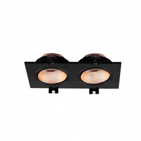 DK3072-BBR Встраиваемый светильник, IP 20, 10 Вт, GU5.3, LED, черный/бронзовый, пластик в Сысерти - sysert.ok-mebel.com | фото 2
