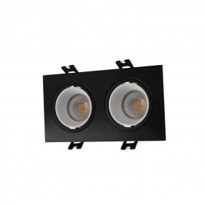 DK3072-BK+WH Встраиваемый светильник, IP 20, 10 Вт, GU5.3, LED, черный/белый, пластик в Сысерти - sysert.ok-mebel.com | фото