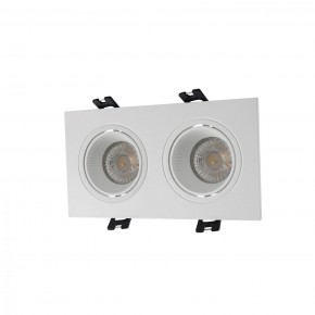 DK3072-WH Встраиваемый светильник, IP 20, 10 Вт, GU5.3, LED, белый/белый, пластик в Сысерти - sysert.ok-mebel.com | фото