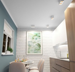 DK3085-WH+BR Светильник накладной IP 20, 10 Вт, GU5.3, LED, белый/бронзовый, пластик в Сысерти - sysert.ok-mebel.com | фото 2