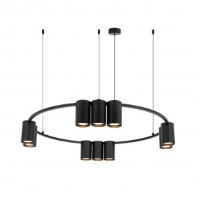 DK4065-BK Подвесной светильник ORBIT, IP20, 10xGU10 LED до 15 Вт, черный матовый, алюминий в Сысерти - sysert.ok-mebel.com | фото 3
