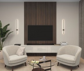 DK5012-BK Бра 800 мм, 3000К, IP20, 7 Вт, черный, алюминий в Сысерти - sysert.ok-mebel.com | фото 5
