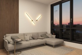 DK5014-SG Бра 1000 мм, 3000К, IP20, 12 Вт, матовое золото в Сысерти - sysert.ok-mebel.com | фото 7