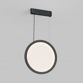DK6604-BK Подвесной вертикальный светильник Veil со светодиодом H1500 d450 220V 36W 3000-6000K IP20 черный алюминий в Сысерти - sysert.ok-mebel.com | фото