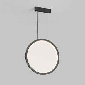 DK6606-BK Подвесной вертикальный светильник Veil со светодиодом H1700 d600 220V 48W 3000-6000K IP20 черный алюминий в Сысерти - sysert.ok-mebel.com | фото