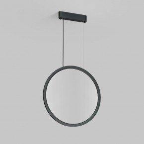 DK6606-BK Подвесной вертикальный светильник Veil со светодиодом H1700 d600 220V 48W 3000-6000K IP20 черный алюминий в Сысерти - sysert.ok-mebel.com | фото 2