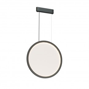 DK6606-BK Подвесной вертикальный светильник Veil со светодиодом H1700 d600 220V 48W 3000-6000K IP20 черный алюминий в Сысерти - sysert.ok-mebel.com | фото 5