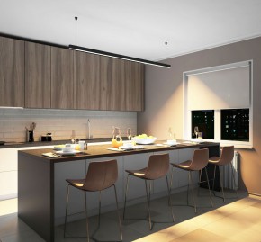 DK9203-BK Линейный светильник 52W 2000mm 3000K, черный в Сысерти - sysert.ok-mebel.com | фото 5