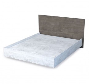 Эго Кровать 1,6 арт.031-М1, б/матр., (бетон светлый/камень темный) в Сысерти - sysert.ok-mebel.com | фото