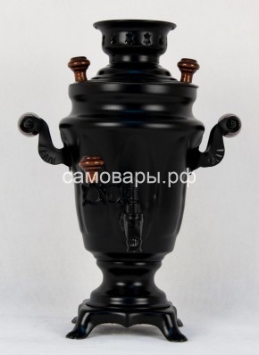Электрический самовар "Черный Русский" матовый тюльпан в наборе на 1,5 литра. Ограниченная серия. в Сысерти - sysert.ok-mebel.com | фото 3