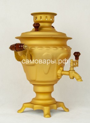 Электрический самовар "Русское золото" матовая груша на 2 литра (Ограниченная серия) в Сысерти - sysert.ok-mebel.com | фото 3
