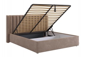 ЕВА Кровать с ПМ 1600 (латте) в Сысерти - sysert.ok-mebel.com | фото