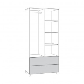 Эйп Шкаф для одежды 13.334 в Сысерти - sysert.ok-mebel.com | фото 2