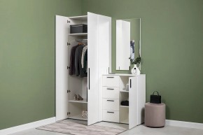 ЭЙР прихожая (модульная) Белый Шагрень в Сысерти - sysert.ok-mebel.com | фото 24