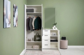 ЭЙР прихожая (модульная) Белый Шагрень в Сысерти - sysert.ok-mebel.com | фото 25
