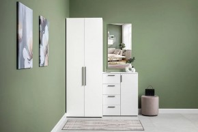 ЭЙР прихожая (модульная) Белый Шагрень в Сысерти - sysert.ok-mebel.com | фото 26
