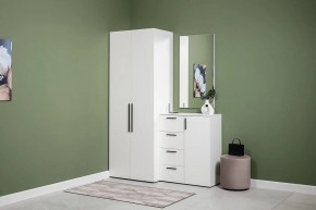 ЭЙР прихожая (модульная) Белый Шагрень в Сысерти - sysert.ok-mebel.com | фото 3