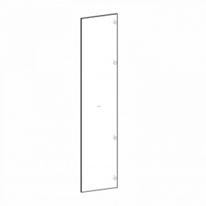 Фасад двери глухой (правый) Глянец белый Марсель в Сысерти - sysert.ok-mebel.com | фото 4